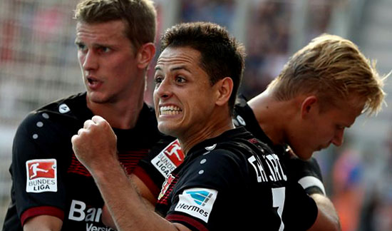 Javier Hernandez Mendapat Banyak Pujian Setelah Mencetak Hatrik Ke Gawang Mainz